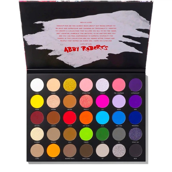 Morphe Other - Morphe x Abby Roberts The Artcasts 35-Pan Artistry Palette RARE & SOLD OUT!!